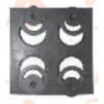 Chapa Fogao 4 Bocas Diadema Quadrada 48 X 48 772 Chapa Fogao 4 Bocas Diadema Quadrada 48 X 48 772