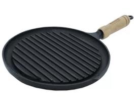 Chapa Frigideira Bifeteira Ferro P/ Hamburguer Carnes Peixe Lanche 21,5cm Chapa Frigideira Bifeteira Ferro P/ Hamburguer Carnes Peixe Lanche 21,5cm