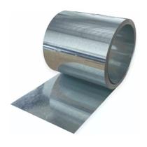 Chapa Galvanizada Zincada 20cmx8m P/ Calhas Rufos E Portões Chapa Galvanizada Zincada 20cmx8m P/ Calhas Rufos E Portões