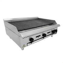 Chapa Grill Charbroiler a Gás GLP Industrial de Mesa Venâncio Aço Inox Manual 90cm Prime PCG090G-ME Chapa Grill Charbroiler a Gás GLP Industrial de Mesa Venâncio Aço Inox Manual 90cm Prime PCG090G-ME