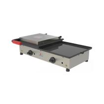Chapa Grill Elétrica PR-700 E Inox Escovado com Prensa Pão Progás Voltagem:220V