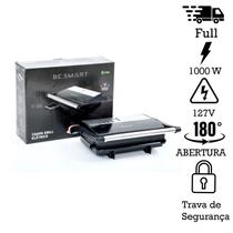 Chapa Grill létrica Bsgr100 Be.Smart 2 Em 1 Premium 1000 Watts Prata 127V Chapa Grill létrica Bsgr100 Be.Smart 2 Em 1 Premium 1000 Watts Prata 127V