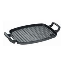 Chapa Grill Retangular Alça de Ferro Panela Mineira 30x24cm