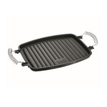 Chapa Grill Retangular Alça Espiral Panela Mineira 31x24,5cm