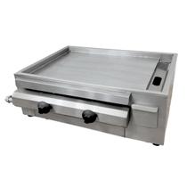 Chapa Industrial Lanche 2 Queimadores 65cm A Gás Baixa Pressão Casinha Industrial