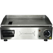 Chapa Lanches Elétrica Grill 40X30 1200W Cozinha Cotherm Profissional Industrial Inox