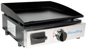 Chapa lisa a gás propano Flame King 17" para RV