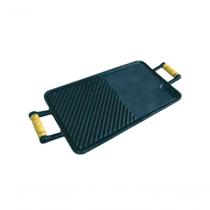 Chapa Lisa/frisada de Ferro Fundido 25x45cm Chapa Lisa/frisada de Ferro Fundido 25x45cm