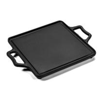 Chapa Lisa Quadrada Alça De Ferro Panela Mineira 30x30cm