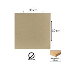 Chapa Madeira Prateleira MDF Crú 15mm 40x40cm Chapa Madeira Prateleira MDF Crú 15mm 40x40cm