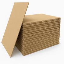 Chapa Mdf Cru 3mm Placa 20x28 cm - 20 unidades