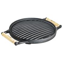 Chapa p/ Grelhar Ferro Fundido Dupla Face Ø28 cm - Fundição Santana Chapa p/ Grelhar Ferro Fundido Dupla Face Ø28 cm - Fundição Santana