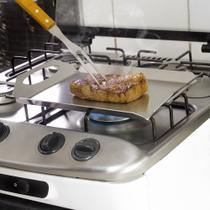 Chapa para Fritura em 100 % Inox 20 x 28 cm de Base