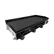 Chapa para Lanche 5mm PROFISSIONAL 70x30 FoodTruck Lanchonete Restaurantes com prensa