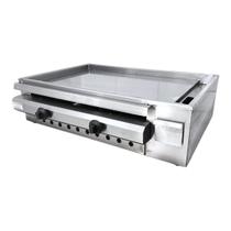 Chapa para Lanche 80cm Inox Profissional 8MM A GÁS