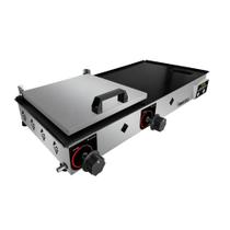 Chapa para Lanche Lanchonete Semi Profissional 80X40 LUDINOX