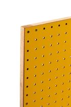 Chapa Perfurada Eucatex Pegboard Com Requadro 610 x 610 x 20mm