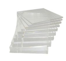 Chapa Placa Acrílico Cor cristal 50cm X 50cm X 2mm