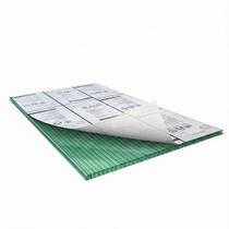 Chapa Placa Policarbonato Alveolar 1,05m X 4m X 4mm - Cores Cor:Branco