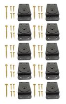 Chapa Plástico Pvc Suporte Fixação Inclinada Para Móveis