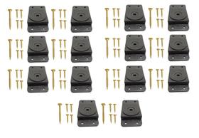 Chapa Plástico Pvc Suporte Fixação Inclinada Para Móveis