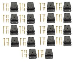 Chapa Plástico Pvc Suporte Fixação Inclinada Para Móveis