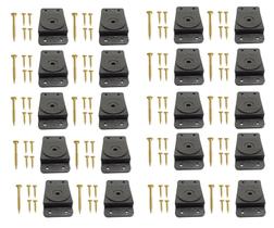 Chapa Plástico Pvc Suporte Fixação Inclinada Para Móveis