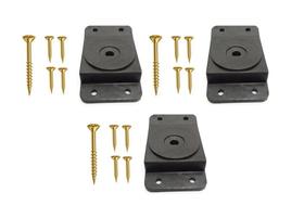 Chapa Plástico Pvc Suporte Fixação Inclinada Para Móveis