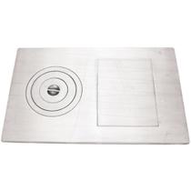 Chapa polida 01 furo marmorite (93x58) - maestro Chapa polida 01 furo marmorite (93x58) - maestro