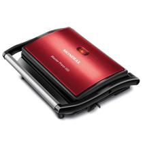 Chapa Press Grill Master Press, Mondial 110V 1000W, Vermelho Inox PG01RC Chapa Press Grill Master Press, Mondial 110V 1000W, Vermelho Inox PG01RC