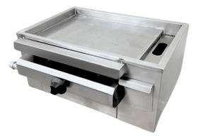 Chapa Profissional Americana Lanche 50cm A Gás Baixa Pressão
