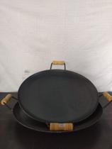 Chapa redonda em folha de ferro tipo disco de arado