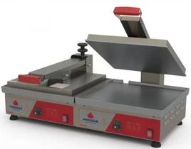 Chapa Sanduicheira Grill Elétrico Duplo Alumínio PRA-45E 220V - Progás Chapa Sanduicheira Grill Elétrico Duplo Alumínio PRA-45E 220V - Progás