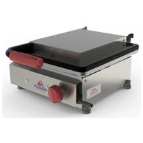 Chapa Sanduicheira Simples a Gás Progás Inox com Prensa PR-350GN