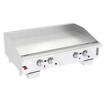 Chapa Termostática de Mesa a Gás Venâncio Genesis New Gaveta Externa 120cm G48CT-48TN