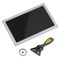 Chapa Vitroceramica 46x81cm P/ Fogao A Lenha C/ Moldura Inox - Maestro do Brasil