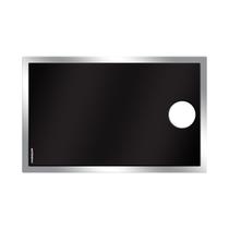 Chapa Vitrocerâmica 75 x 45 / Com Furo Central e Moldura Inox / Para Fogão a Lenha Alvenaria / Antonow Chapa Vitrocerâmica 75 x 45 / Com Furo Central e Moldura Inox / Para Fogão a Lenha Alvenaria / Antonow