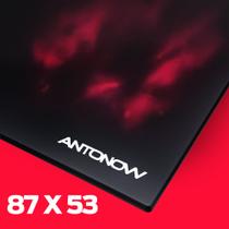 Chapa vitrocerâmica 87 x 53 antonow para fogão a lenha campeiro alvenaria