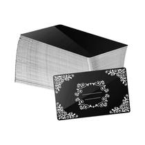 Chapas De Alumínio Para Gravação a Laser, 50 a 250 Peças, 86x54x0.21mm, Multiuso Para Cartões De