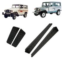 Chapas Proteção Paralama-Soleira Toyota Band. Curto Preto