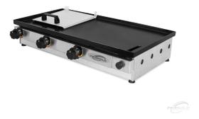 Chapeira De Lanches Semi Profissional À Gás Com Coletor Inox Chapeira De Lanches Semi Profissional À Gás Com Coletor Inox