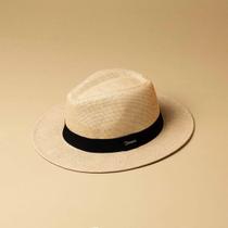 Chapelaria Vintage Panamá Shantung Palha Praia Verão Chapelaria Vintage Panamá Shantung Palha Praia Verão