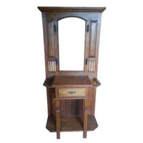 Chapeleira Rústica Lorynne em Madeira de Demolição - Cód 1247