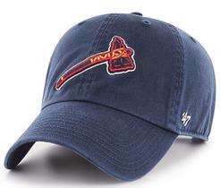 Chapéu 47 Atlanta Braves Navy Alternate Hammer Clean Up