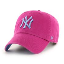 Chapéu 47 New York Yankees Dad Boné rosa orquídea ajustável