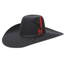 Chapéu Aba Larga Pralana Feltro 30X Preto 23437