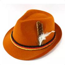 Chapéu Alemão Preto Verde ou Marrom Adulto pra Fantasia Autentica de Tirolês Oktoberfet Festa e Carnaval Chapéu Alemão Preto Verde ou Marrom Adulto pra Fantasia Autentica de Tirolês Oktoberfet Festa e Carnaval