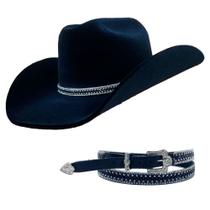 Chapéu Americano Country Bandinha de Strass Diamond - Club21 Country