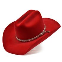 Chapéu Atrevidu's Country Americano Vermelho Cowgirl Aveludado