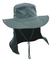 Chapéu australiano c proteção pescoco orelha joga verde